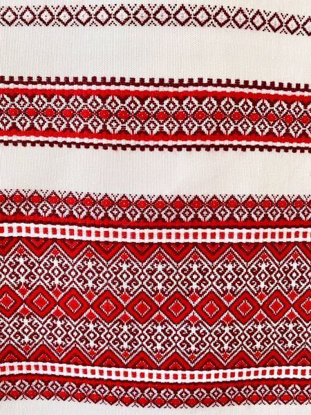 Весільний рушник &laquo;Хліб-Сіль&raquo; з калиною (тканий, машинна вишивка)  180 см 49751 фото
